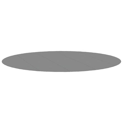 Sol de piscine vidaxl Ø550 cm en polyester géotextile gris clair