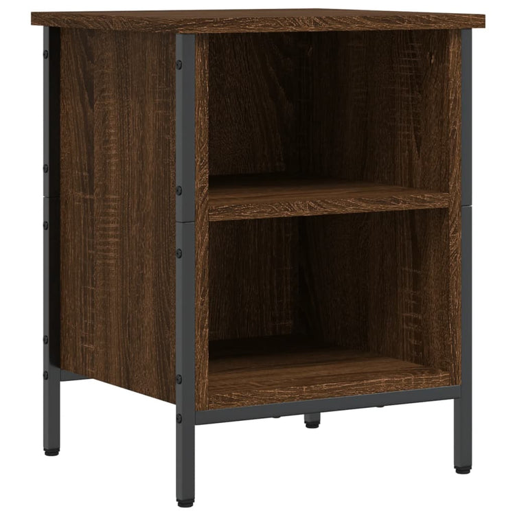 Armoire à chaussures Vidaxl 38x35x50 cm Couleur de chêne brun en bois propriété