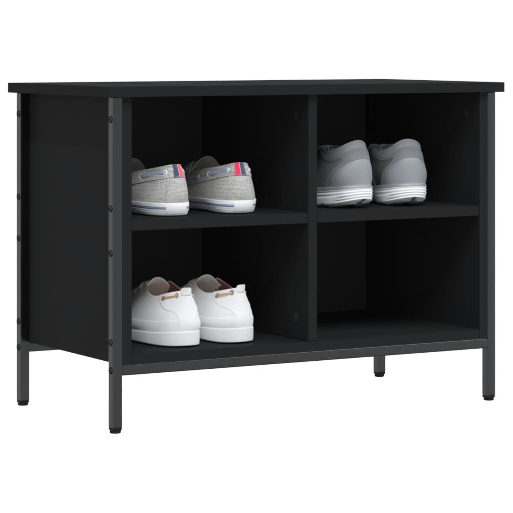 Armoire à chaussures Vidaxl 69x35x50 cm Bois de bois de propriété