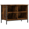 Armoire à chaussures Vidaxl 69x35x50 cm en bois de bois de chêne fumé coloré