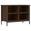 Armoire à chaussures Vidaxl 69x35x50 cm Couleur de chêne brun en bois de bois propriété