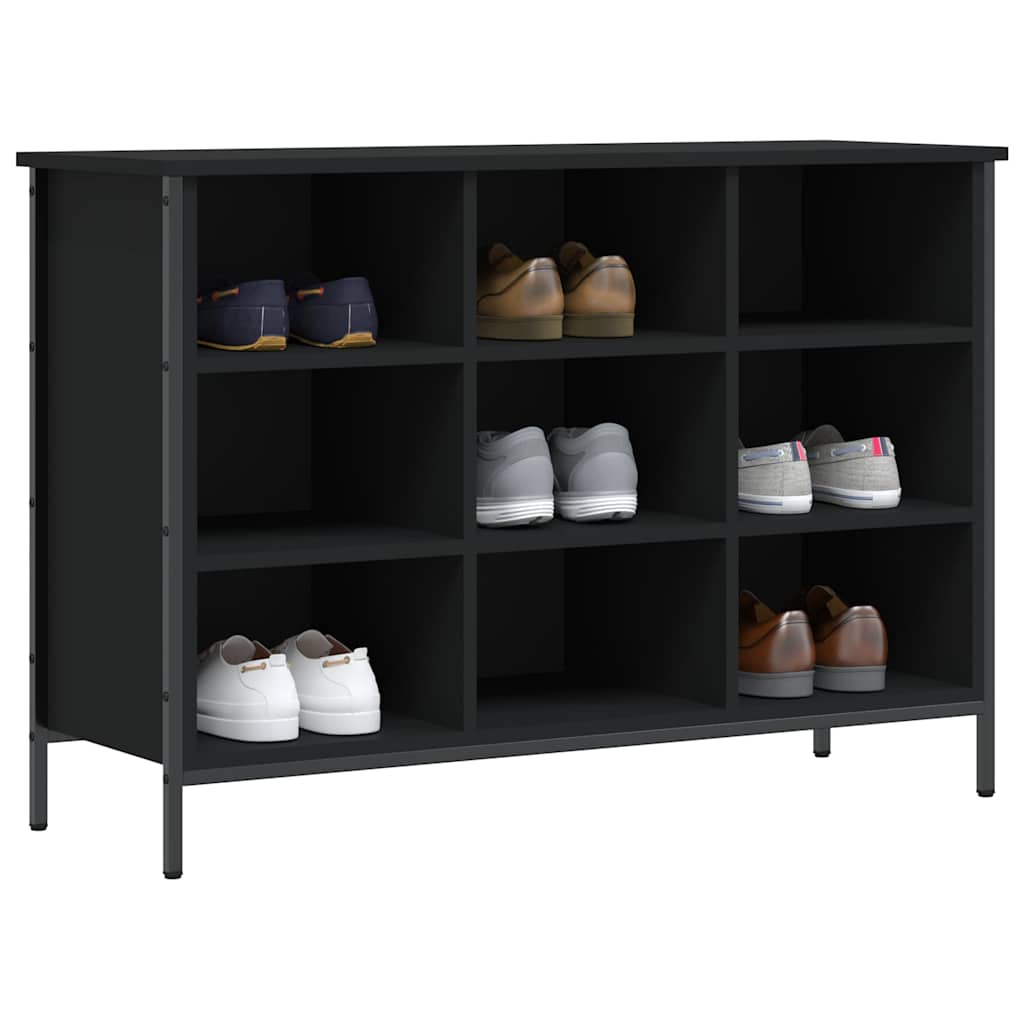 Armoire à chaussures vidaxl 100x35x70 cm en bois de bois de propriété