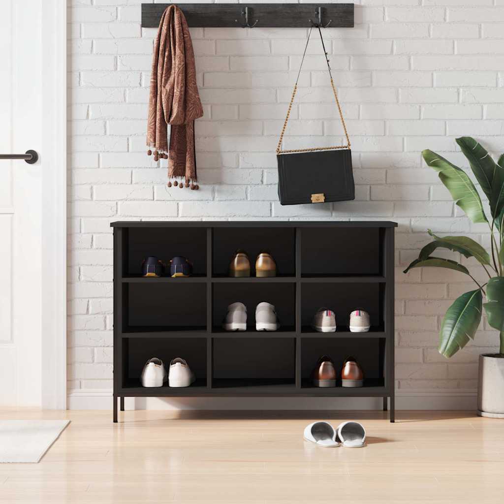 Armoire à chaussures vidaxl 100x35x70 cm en bois de bois de propriété