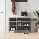 Armoire à chaussures Vidaxl 100x35x70 cm en bois de bois de chêne Gris sonoma