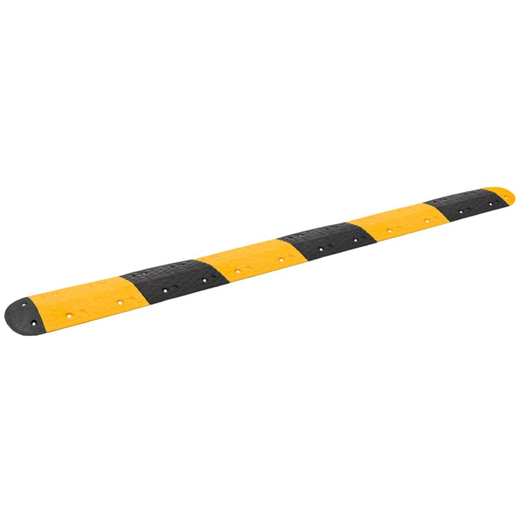 Seuil de vitesse vidaxl 323x32.5x4 cm jaune et noir