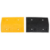 Seuil de vitesse vidaxl 323x32.5x4 cm jaune et noir