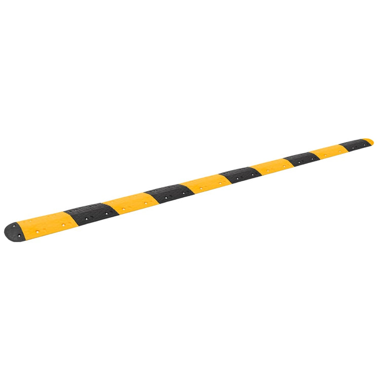 Seuil de vitesse vidaxl 517x32.5x4 cm jaune et noir