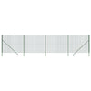 Vidaxl Fil Fet 2x10 m Galvanisé en acier vert