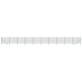 Vidaxl Fet Fet 1,6x25 m Galvanisé en acier vert - afbeelding 2