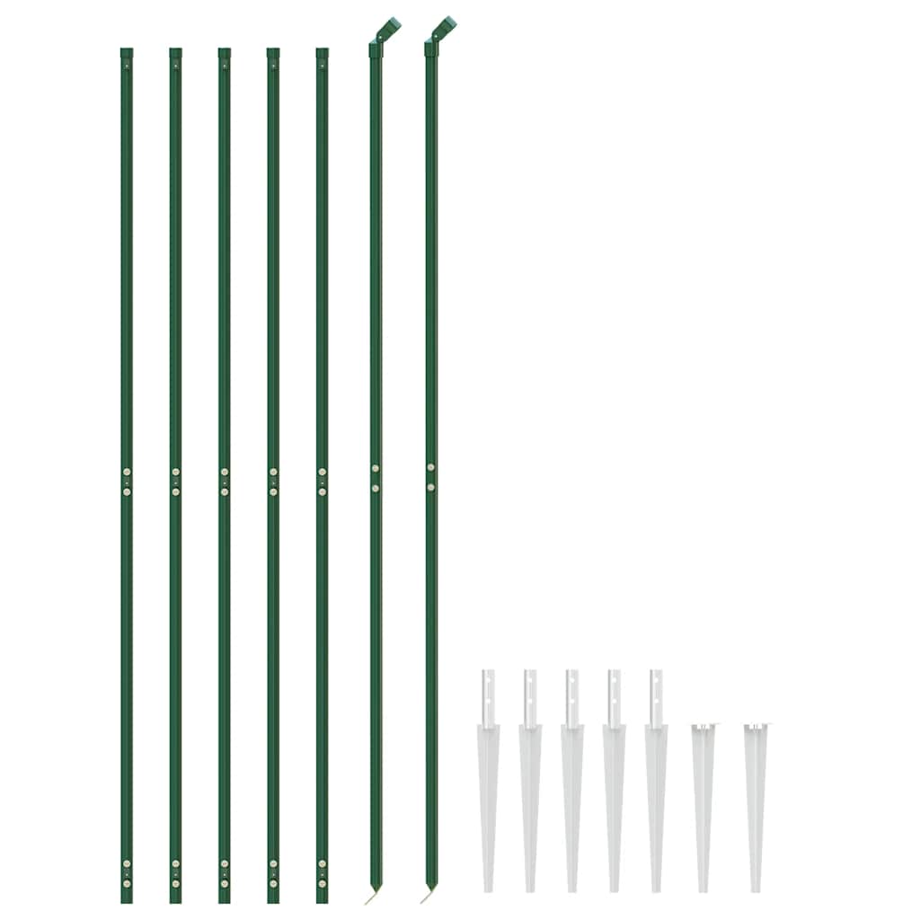Vidaxl Fet Fet avec ancres de terre 2,2x10 m vert