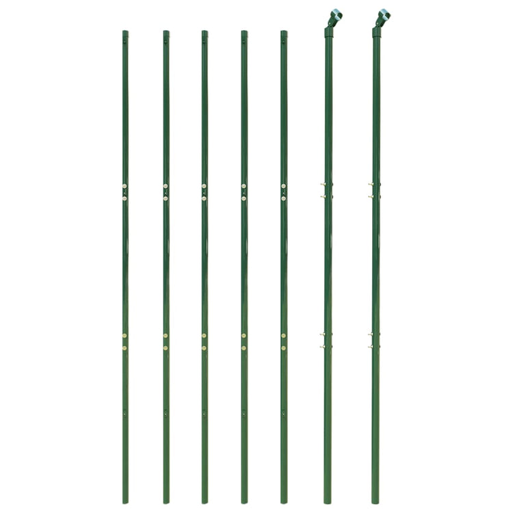 Vidaxl Fet Fet avec ancres de terre 1,4x10 m vert