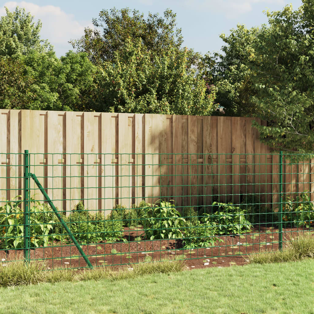 Vidaxl Fet Fet avec ancres de terre 1,1x25 m vert