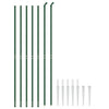 Vidaxl Fet Fet avec ancres de terre 1,8x10 m vert