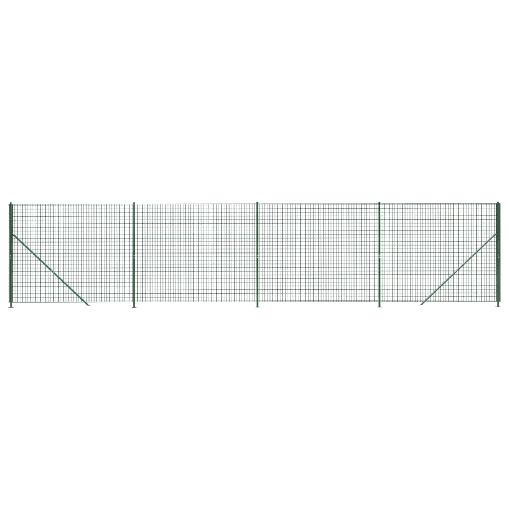 Vidaxl Fet Fet avec bride 1,4x10 m vert