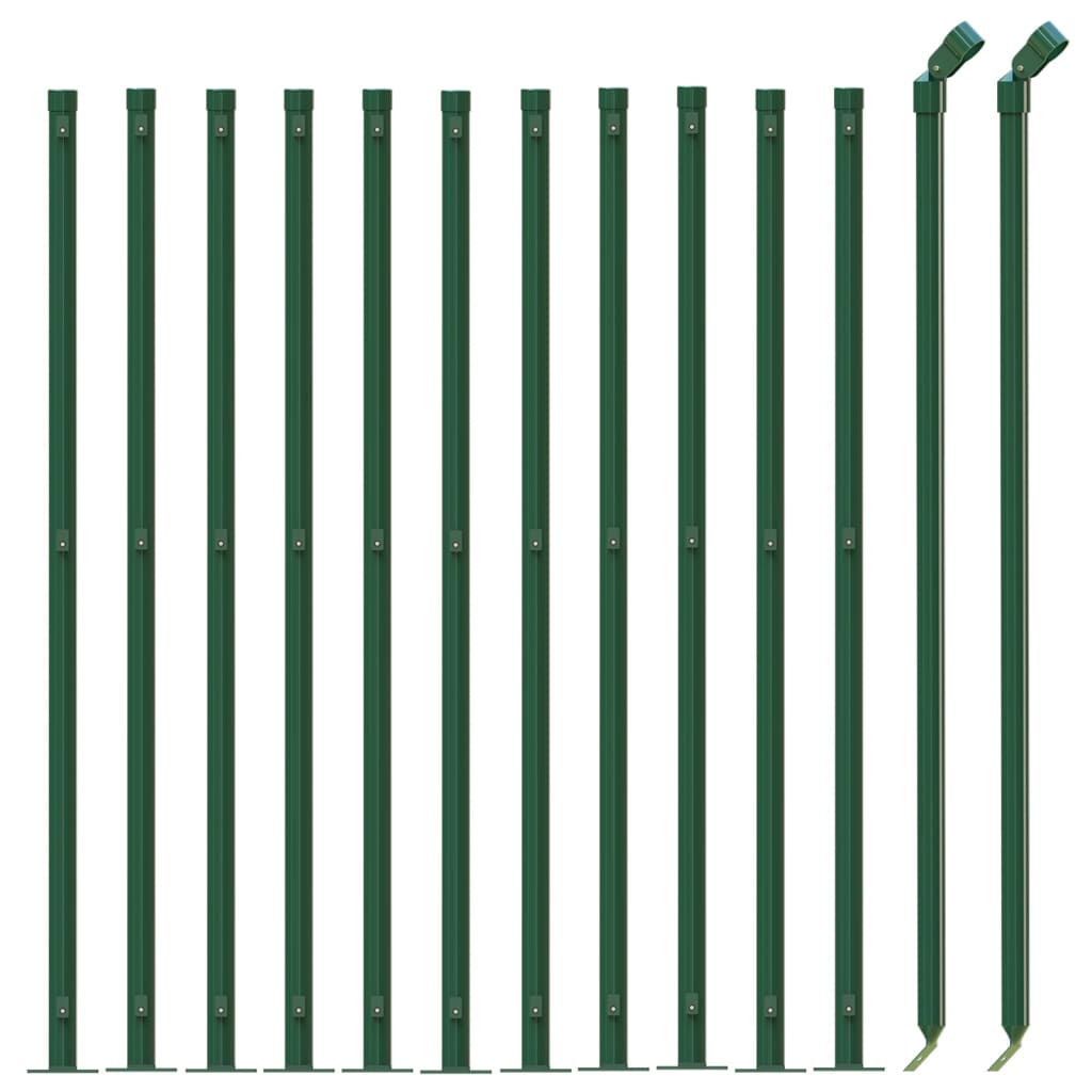 Vidaxl Fet Fet avec bride 1,1x25 m vert