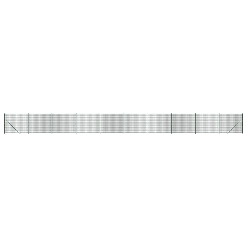 Vidaxl Fet Fet avec bride 1,4x25 m vert