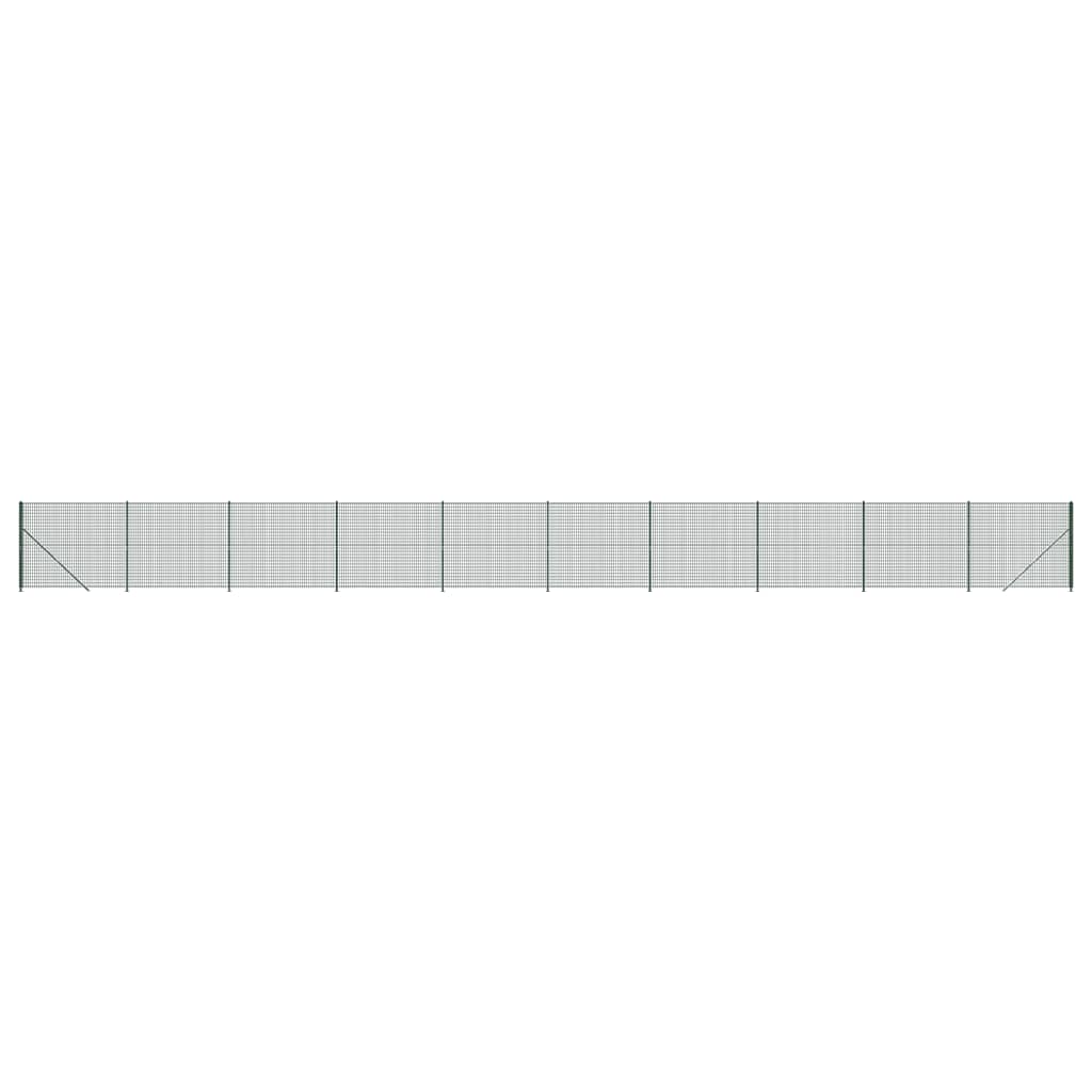 Vidaxl Fet Fet avec bride 1,6x25 m vert