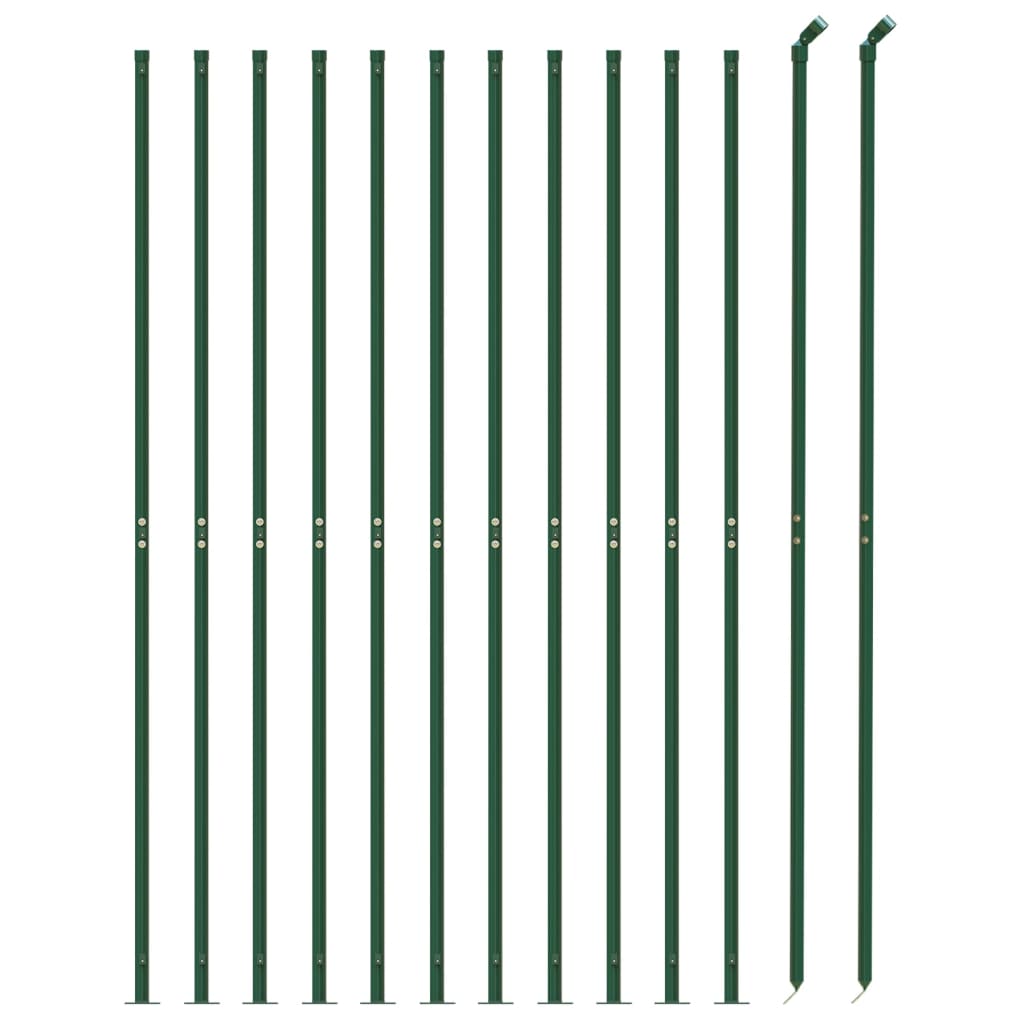 Vidaxl Fet Fet avec bride 1,6x25 m vert