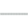 FET de maille filaire Vidaxl avec bride 2,2x25 m vert
