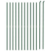 Vidaxl Fet Fet avec bride 1,1x25 m vert