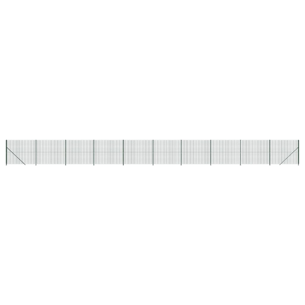 Vidaxl Fet Fet avec flens 2x25 m vert