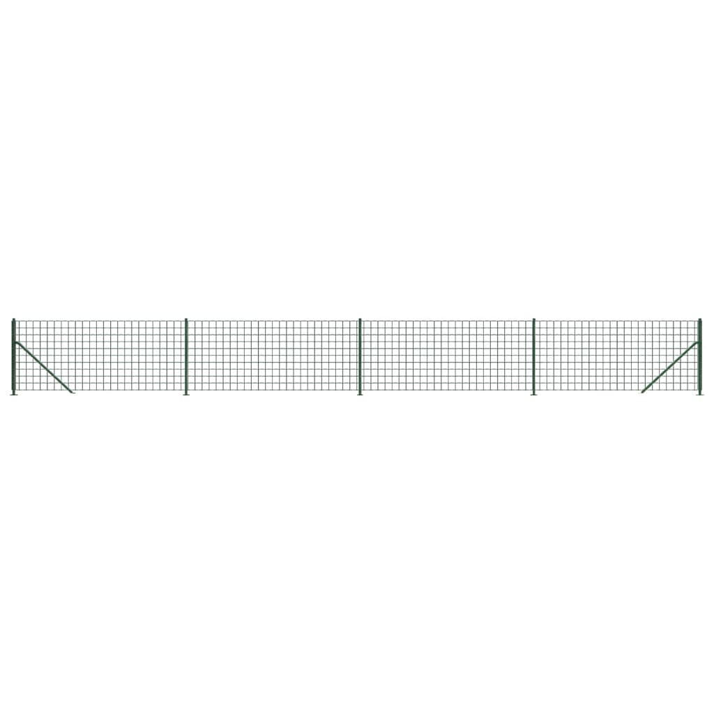 Vidaxl Fet Fet avec bride 0,8x10 m vert
