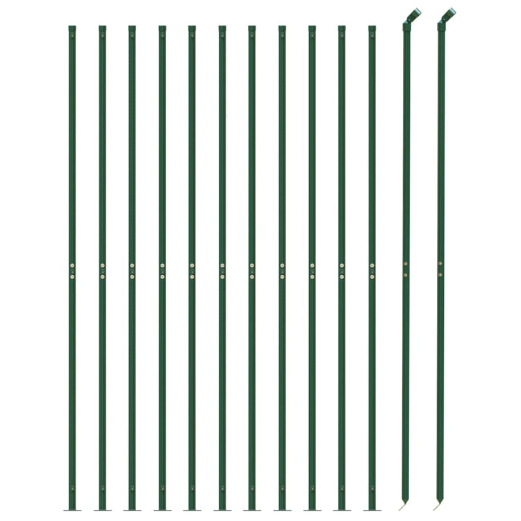 Vidaxl Fet Fet avec bride 1,4x25 m vert