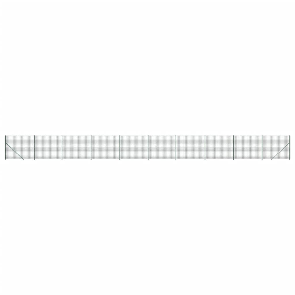 Vidaxl Fet Fet avec flens 2x25 m vert