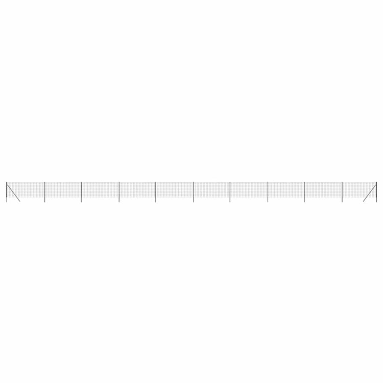 Vidaxl Fet Fet 1x25 m Couleur d'anthracite en acier galvanisé