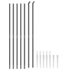 Vidaxl Fet Fet avec ancres de terre 1,6x10 m anthracite -colored