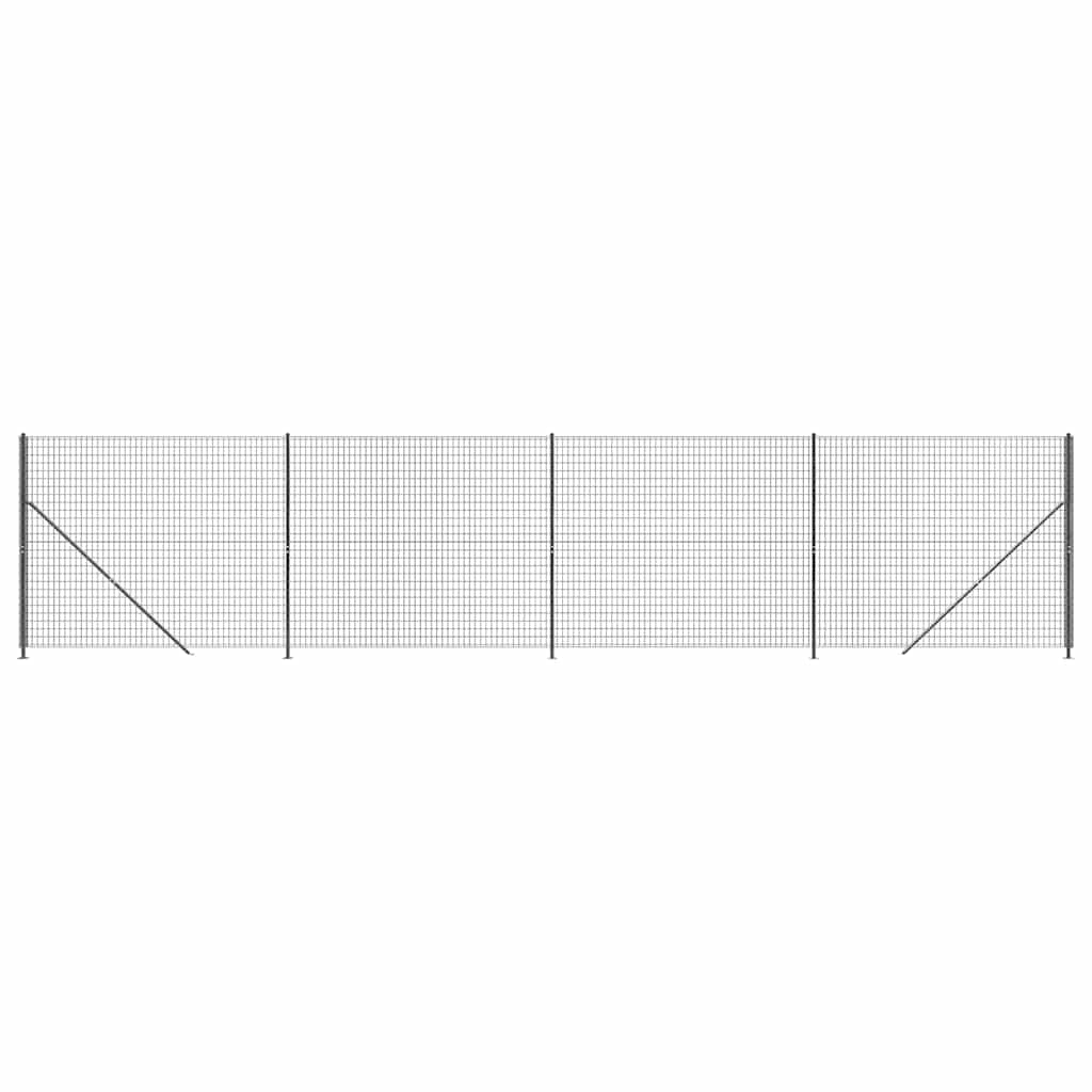 Vidaxl Fet Fet avec bride 1,6 x 10 m anthracite -colored