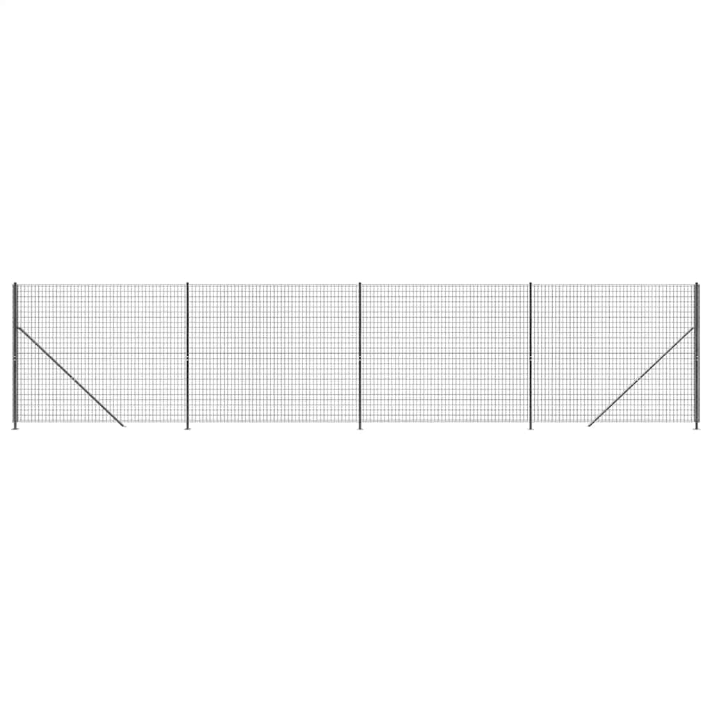 Vidaxl Fet Fet avec des flens 2x10 m anthracite -colored