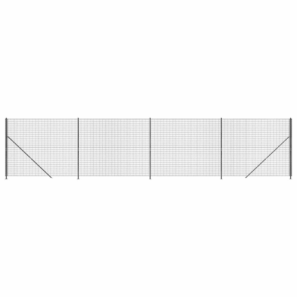Vidaxl Fet Fet avec bride 2,2x10 m anthracite -colored