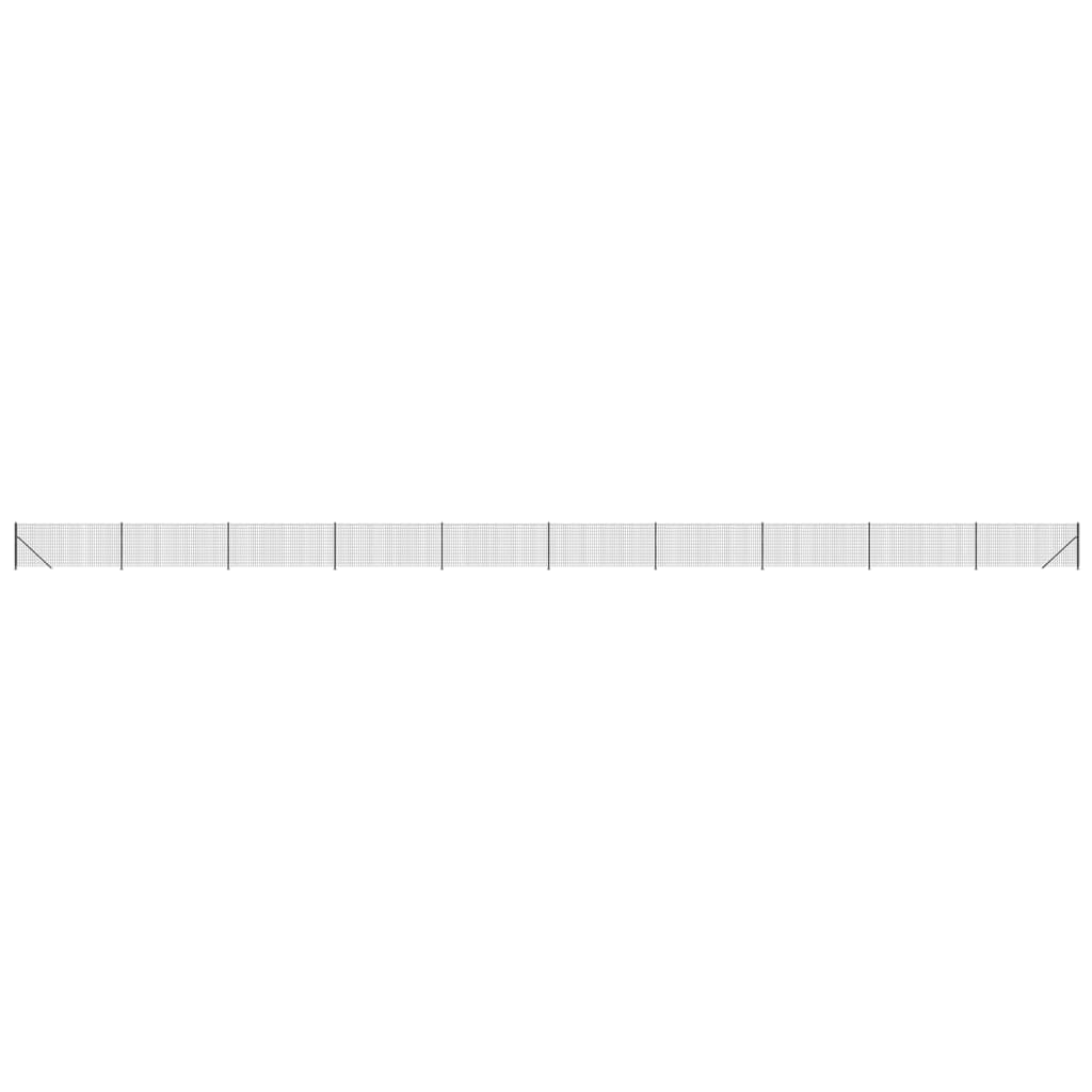 Vidaxl Fet Fet avec bride 1,1x25 M anthracite -colored