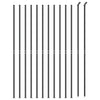FET de maille filaire Vidaxl avec bride 1,6x25 m anthracite -colored