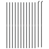 Vidaxl Fet Fet avec bride 1,8x25 M anthracite -colored - afbeelding 3