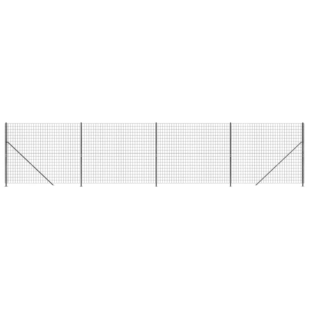 Vidaxl Fet Fet avec bride 1,4x10 m anthracite -colored