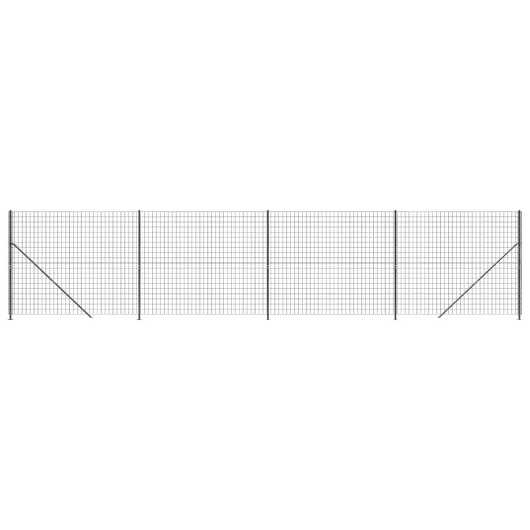 Vidaxl Fet Fet avec bride 1,6 x 10 m anthracite -colored