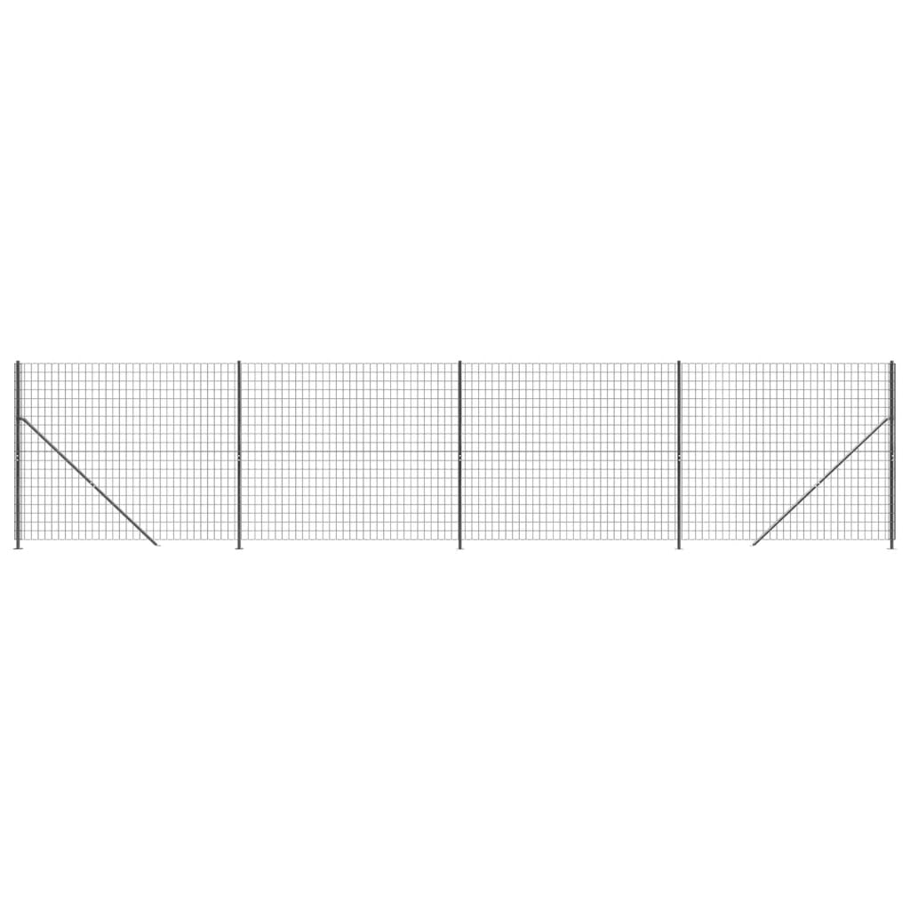 Vidaxl Fet Fet avec bride 2,2x10 m anthracite -colored