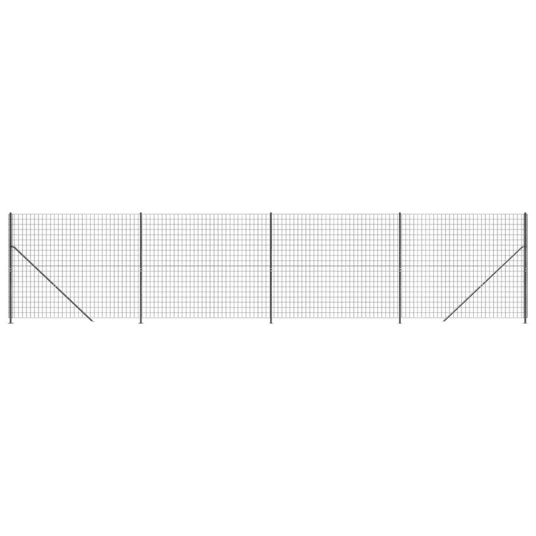 Vidaxl Fet Fet avec bride 2,2x10 m anthracite -colored