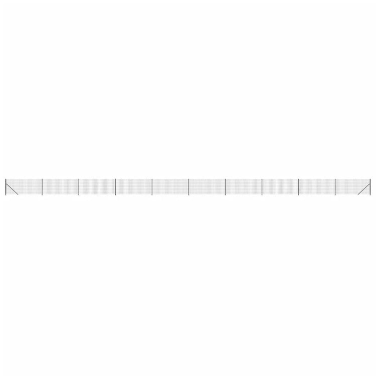 Vidaxl Fet Fet avec flens 1x25 m de couleur anthracite