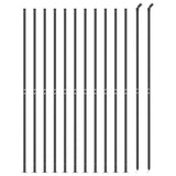 Vidaxl Fet Fet avec bride 2,2x25 M anthracite -colored - afbeelding 3