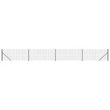 Vidaxl Fet Fet avec bride 0,8x10 m anthracite -colored - afbeelding 2