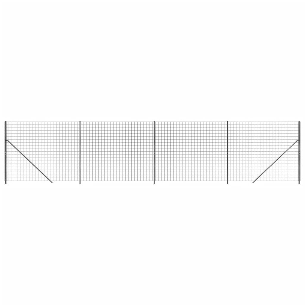 Vidaxl Fet Fet avec bride 1,6 x 10 m anthracite -colored