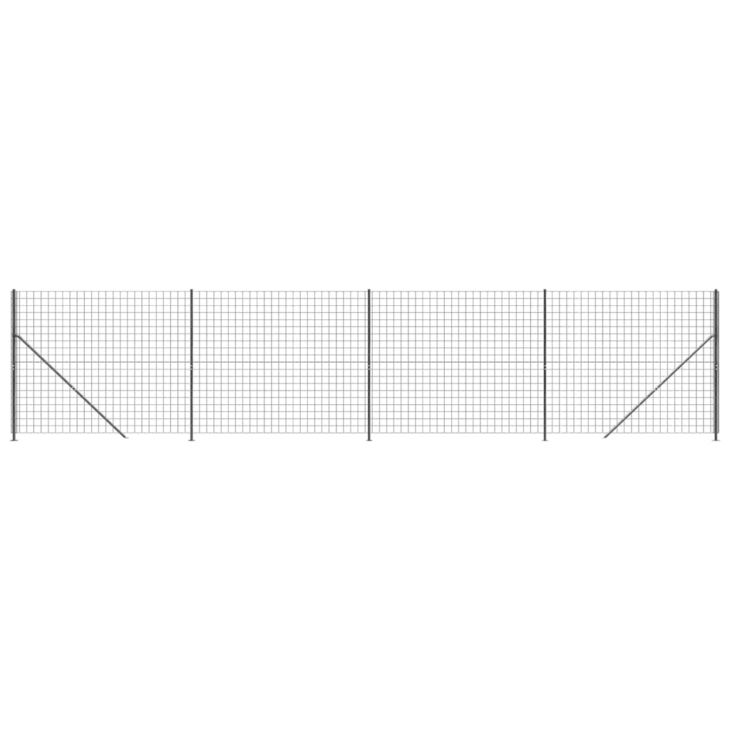 Vidaxl Fet Fet avec bride 1,8x10 m anthracite -colored