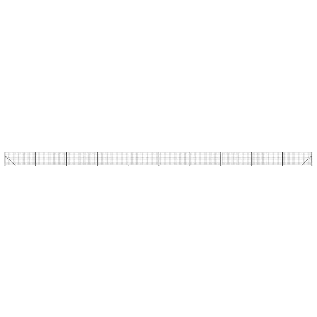 Vidaxl Fet Fet avec flens 1x25 m de couleur anthracite