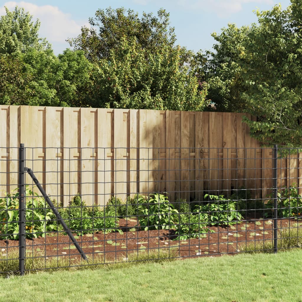 Vidaxl Fet Fet avec flens 1x25 m de couleur anthracite