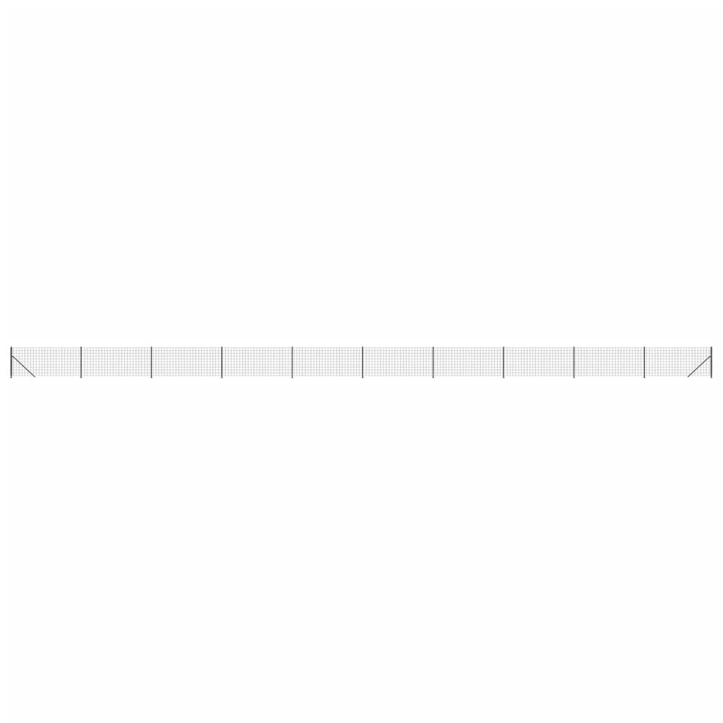 Vidaxl Fet Fet avec bride 1,1x25 M anthracite -colored