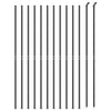 FET de maille filaire Vidaxl avec bride 1,6x25 m anthracite -colored