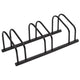 Rack de vélo vidaxl pour 3 vélos en acier noir